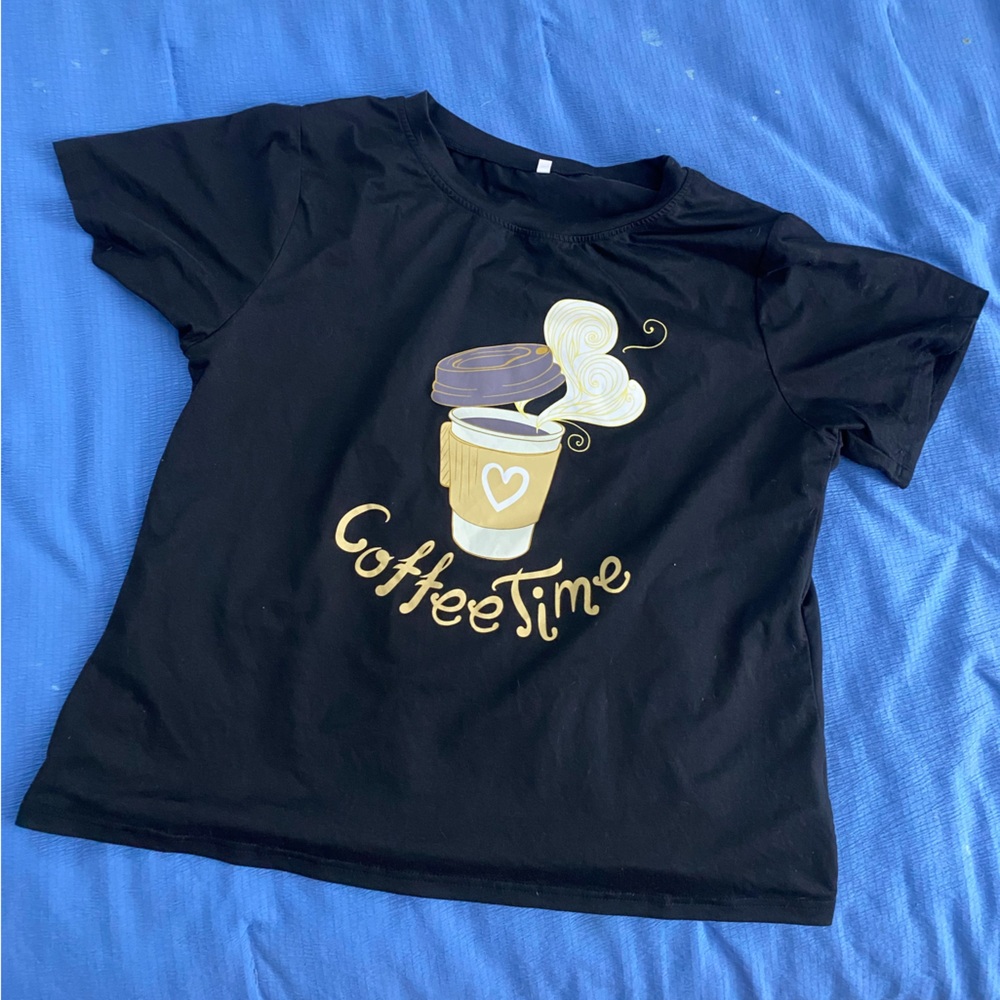 Black Coffee Time Women’s shirt XL